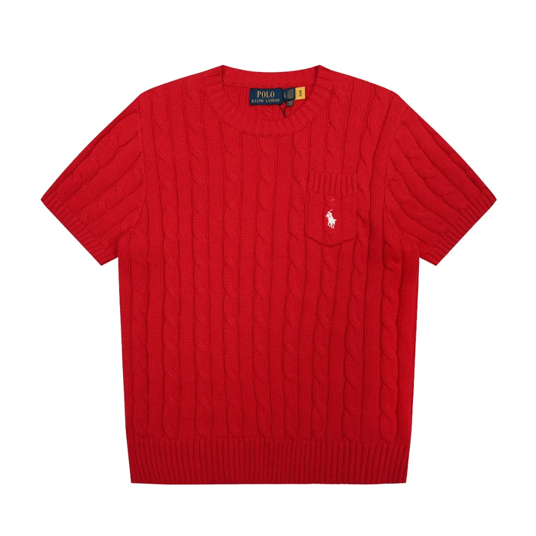 P154 💰 "Top quality" Style number: DS222# (not off the shelves all year round) [Ralph Lauren round neck pocket style solid color pony embroidered logo knitted short sleeves] ✅Ralph Lauren Ralph Lauren classic basic pocket all-match style goddess knitted short sleeves for all seasons ✅Main supplier platform live broadcast Wholesale entity Replenish when out of stock Not off the shelf ✅ZP quality 1:1 version Scan the code to enter the GF website Counter quality ✅Details and quality are the only one in Guangzhou. Imported quality cotton yarn, focusing on high-end, cost-effective, good quality needless to say. ✅The version is restored to the original order. The maximum size can be worn up to 160 pounds. Loose, comfortable and stress-free. ✅The upper body is simple and easy to match. A must-have for goddess ootd. Good-looking clothes are never picky. A must-have in the goddess’ wardrobe. Size: S-XL. Color: White, almond, purple, orange, gray, yellow, black, khaki, pink, navy, rose, green. Chinese red olive green light blue white label light blue blue label